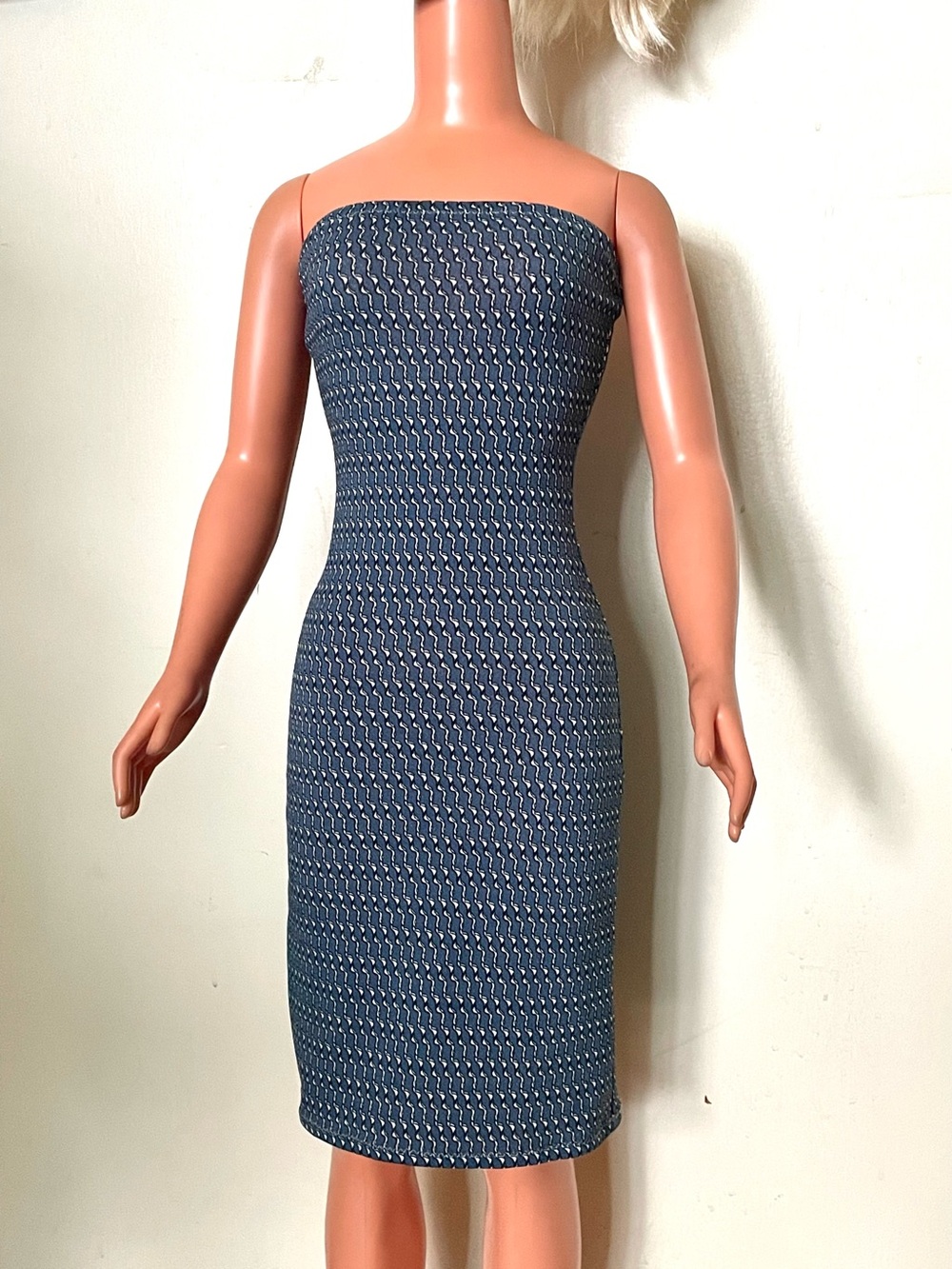 Bodycon Dress For My Size Barbie Doll. New. Handmade. Stretchy
